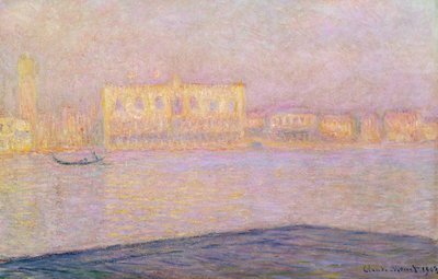 The Ducal Palace from San Giorgio by Claude Monet